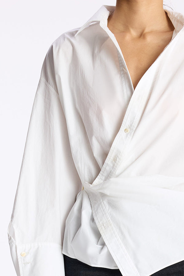 Rachel Cotton Wrap Top