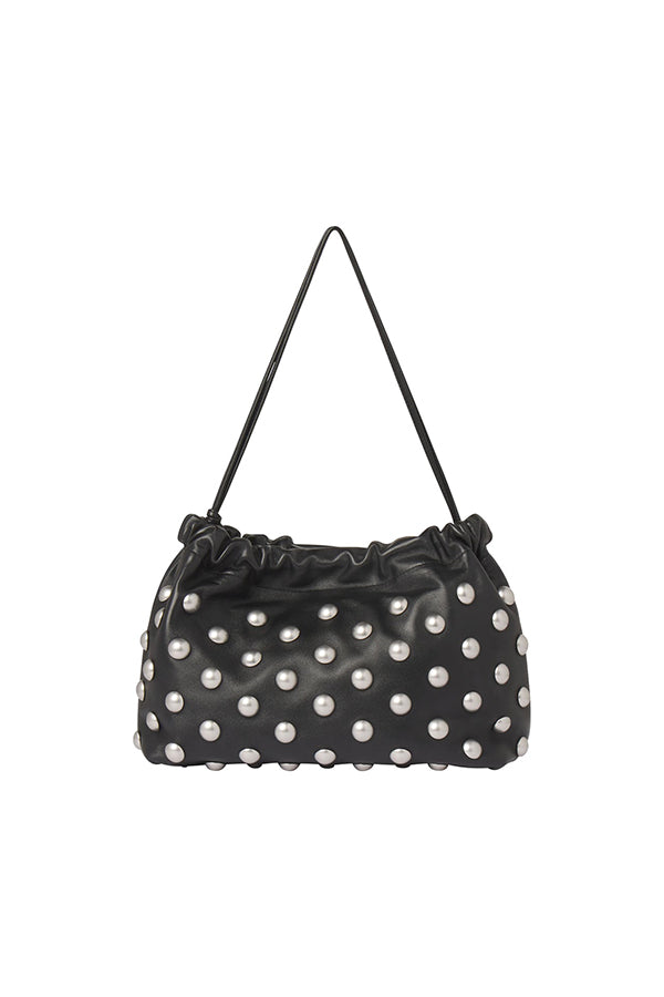 Arlo Studded Leather Bag, Black
