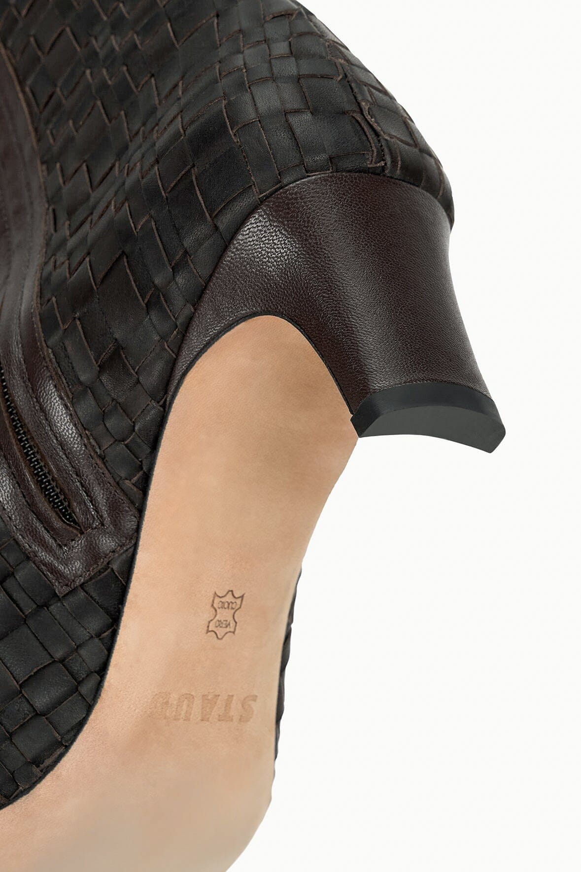 Wally Ankle Boot, Espresso Woven