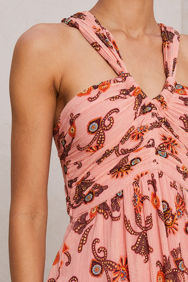 Jaylin Cotton Silk Dress