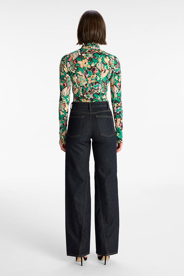 James Mock Neck Top