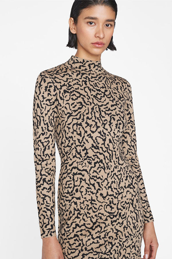 Jacquard Sweater Dress