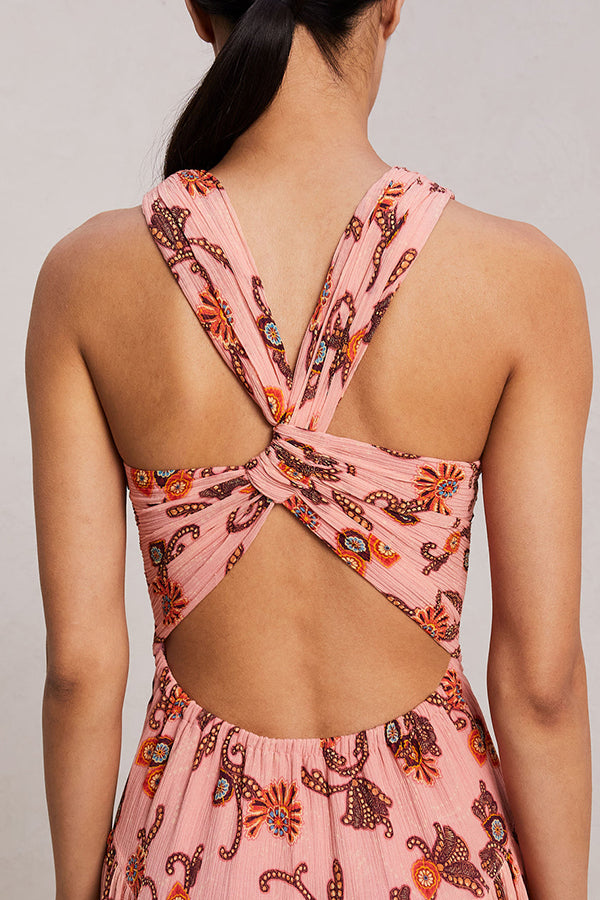 Jaylin Cotton Silk Dress