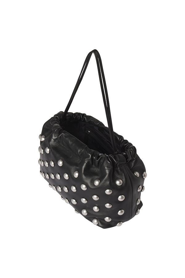 Arlo Studded Leather Bag, Black