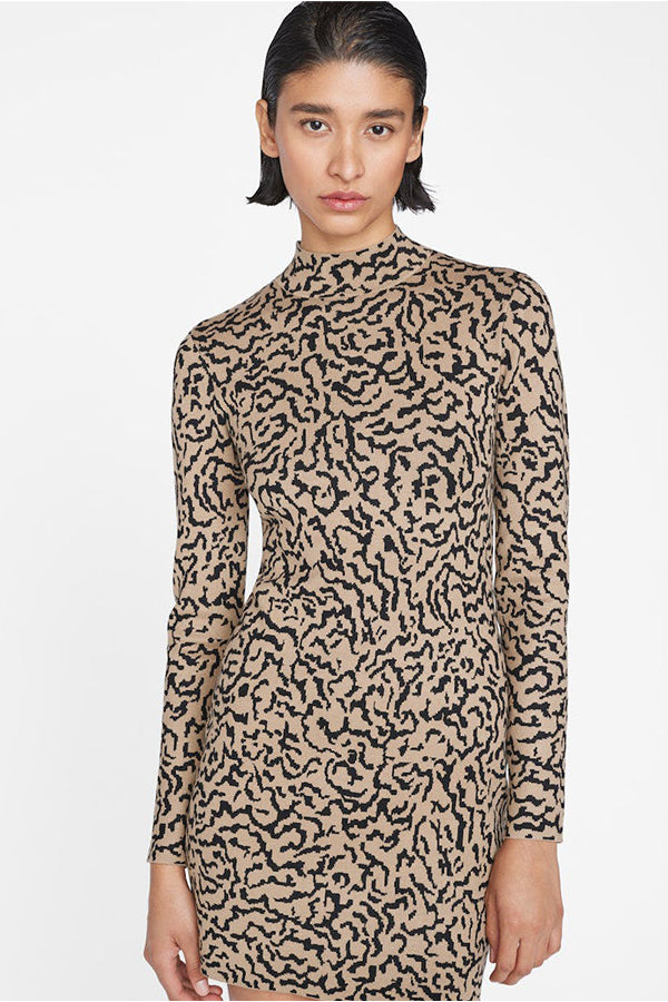 Jacquard Sweater Dress