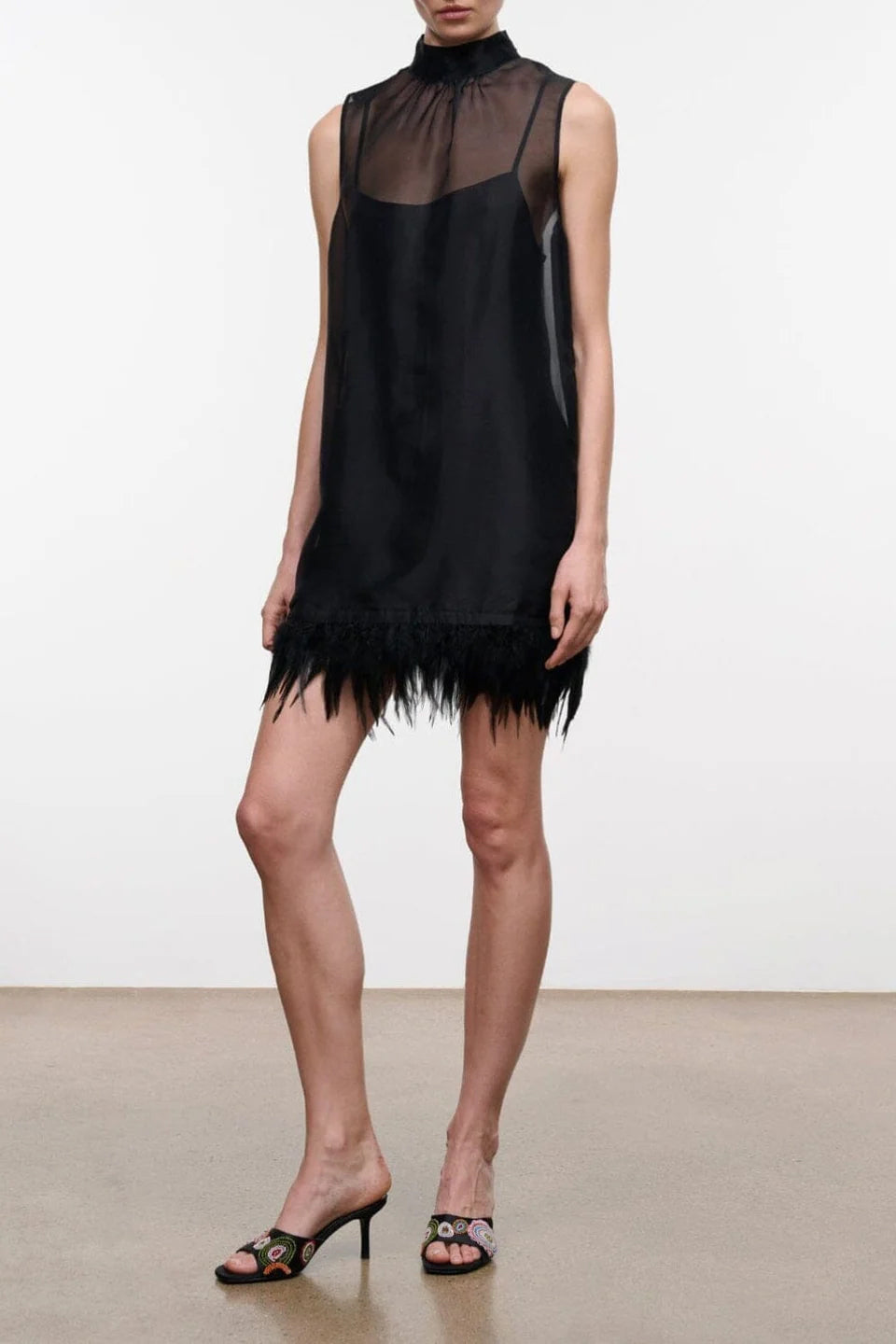 Albee Mini Dress, Black