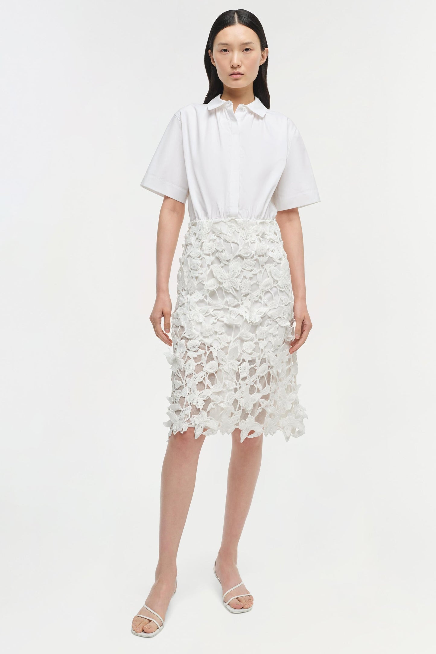 Colette Applique Midi Dress
