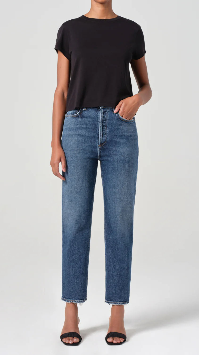 90's Pinch Waist Crop, Solace