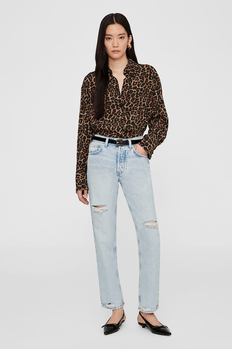 Bridget Shirt, Leopard