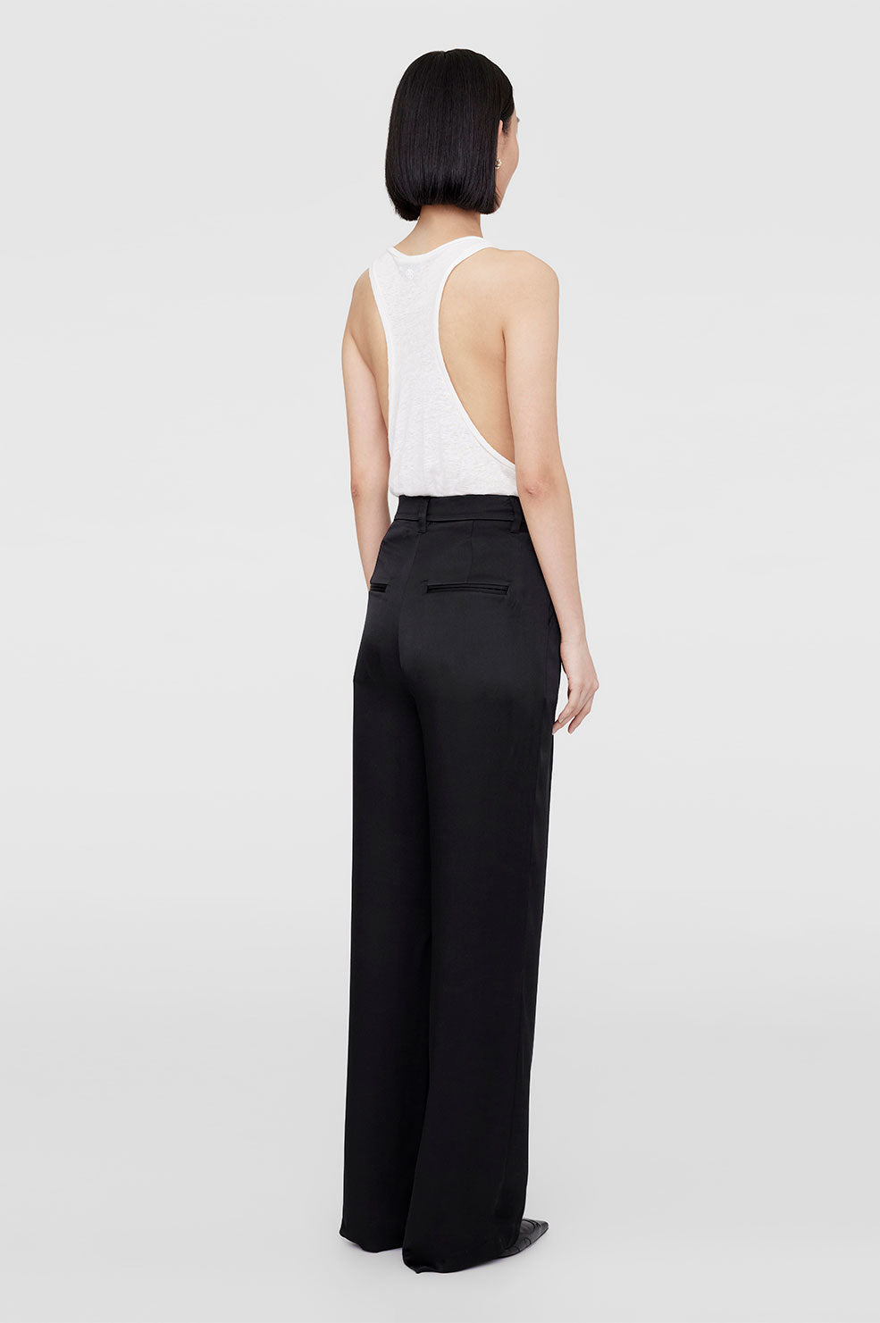 Carrie Pant, Black Silk