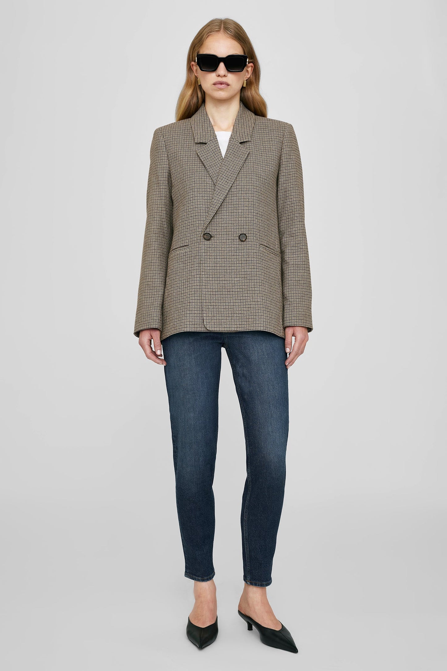 Madeleine Blazer, Mini Houndstooth