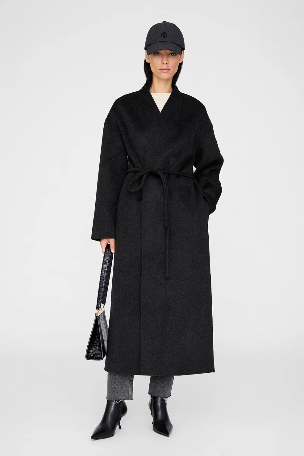 Jeremy Baseball Cap, Dark Heather Grey