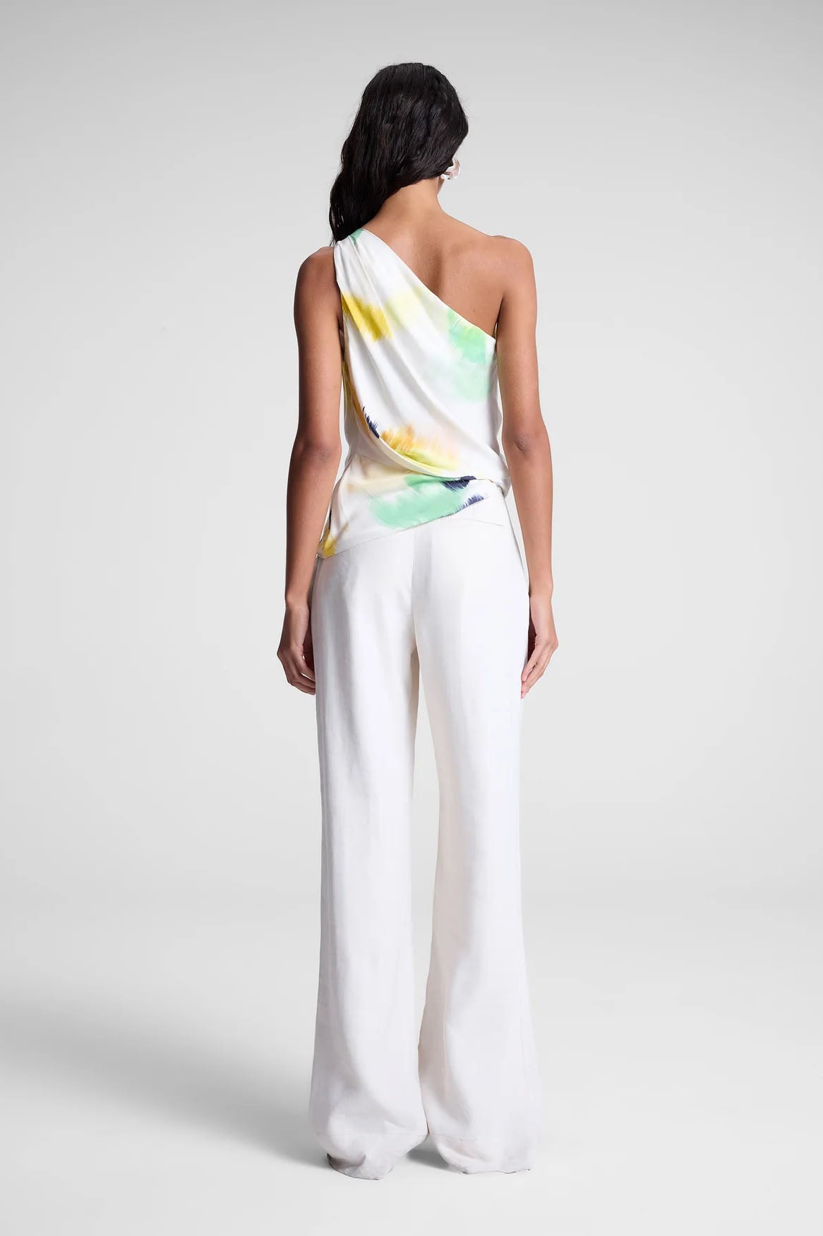 Aster Satin One Shoulder Top