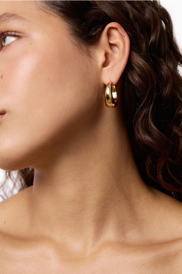 The Andrea Earrings, In Gold & Silver