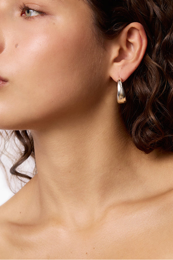 The Andrea Earrings, In Gold & Silver