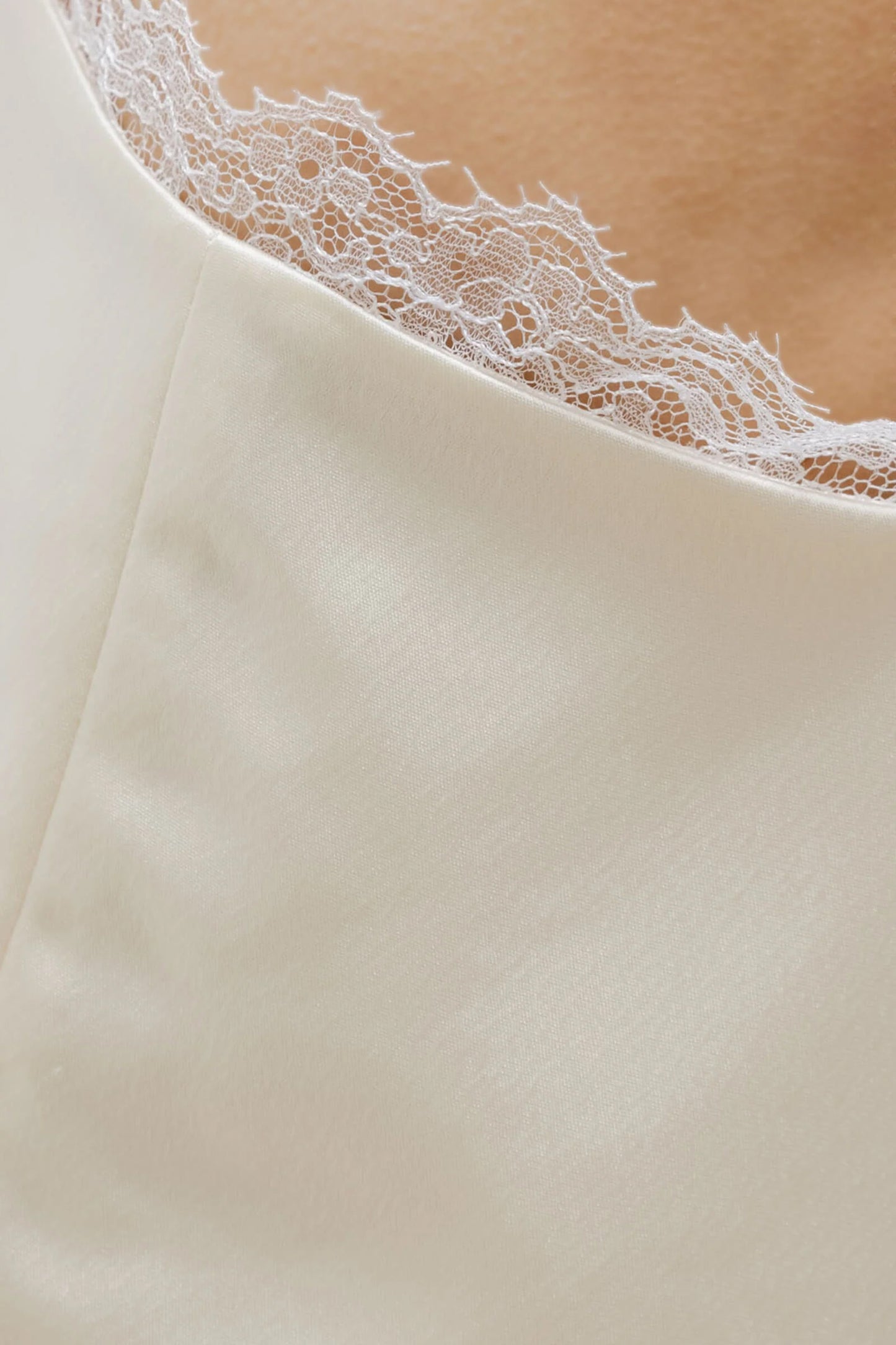 Barb Lace Crop Pant, Creme