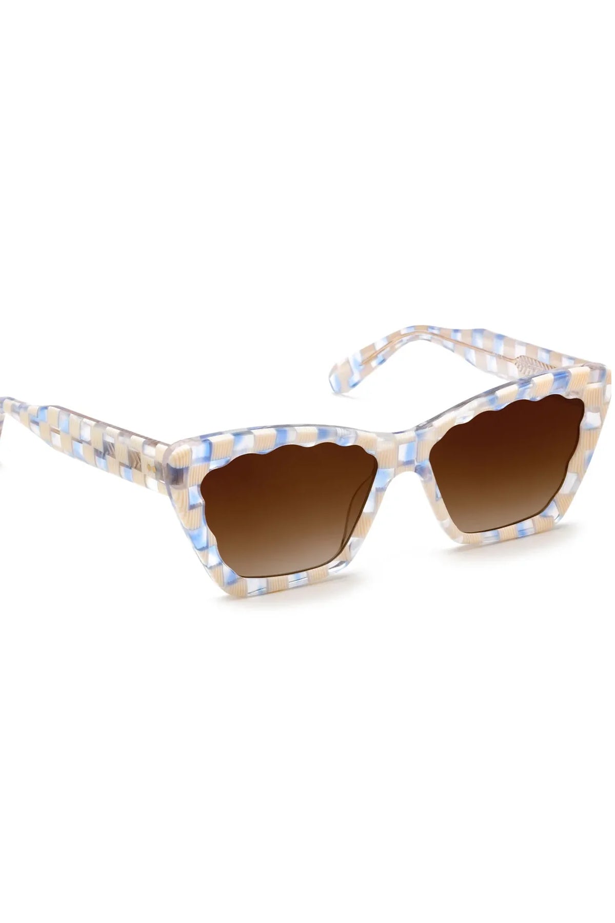 Brigitte, Gingham Over Crystal