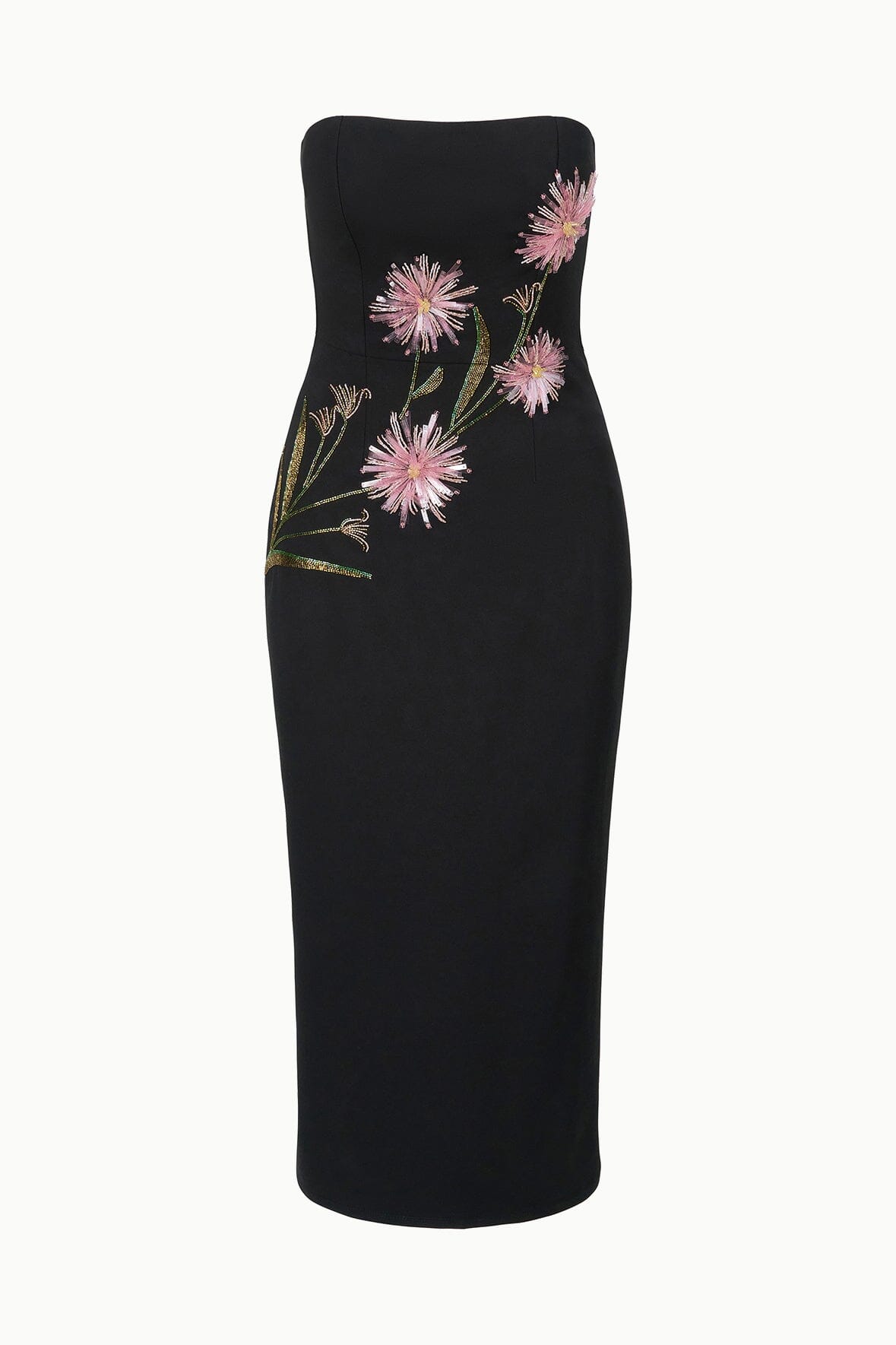 dahlia embroidered dress Dahlia Palm Embroidered Maxi Dress main image 0