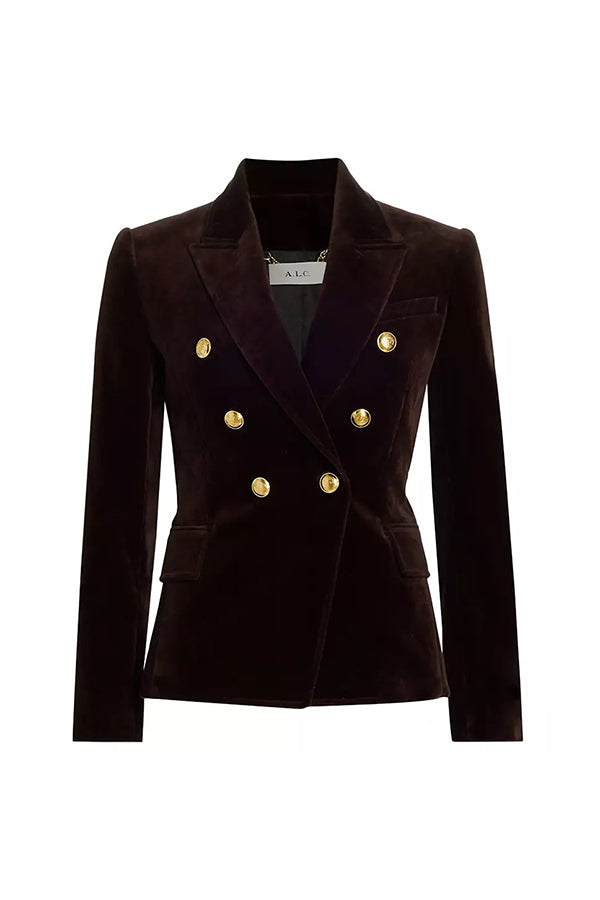 Chelsea Velvet Tailored Jacket