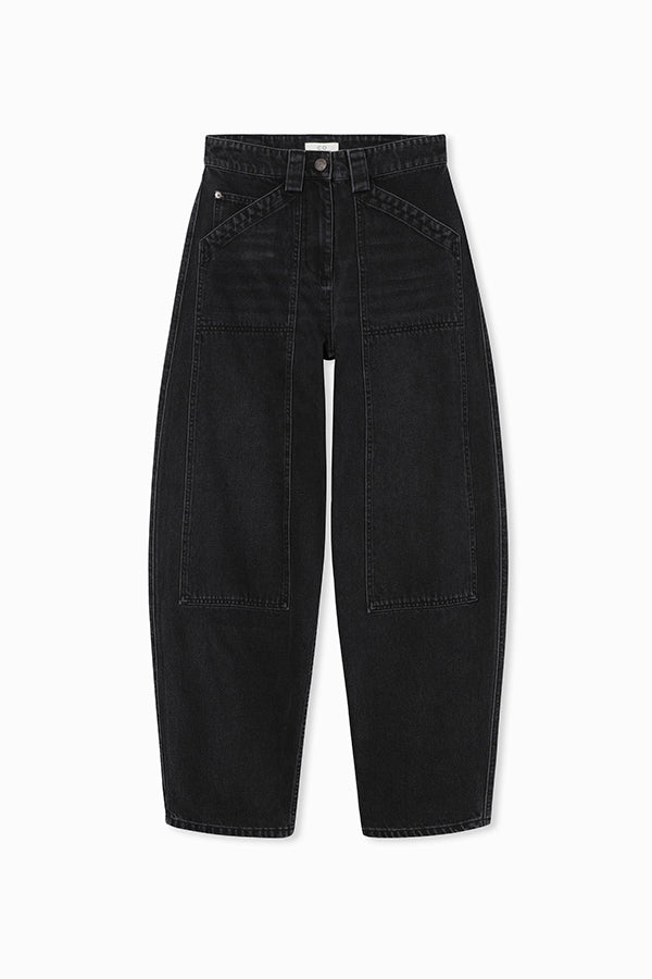 Denim Patch Pocket Pant