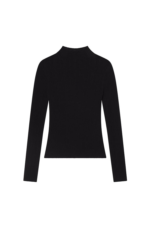 Hugh Fine Cotton Knit Top