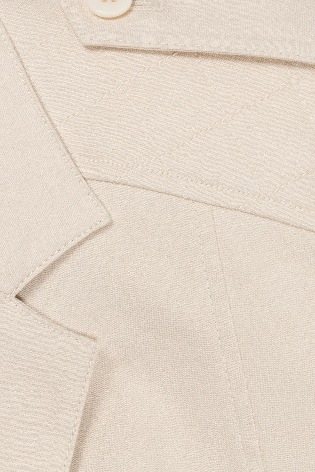 York Cropped Linen Vest