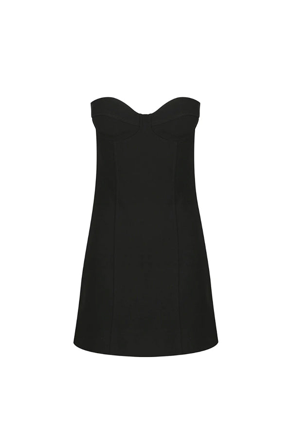 Irena Strapless Corded Bustier Mini Dress