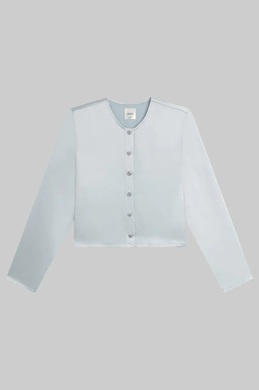 Barb Crew Cardigan, Powder