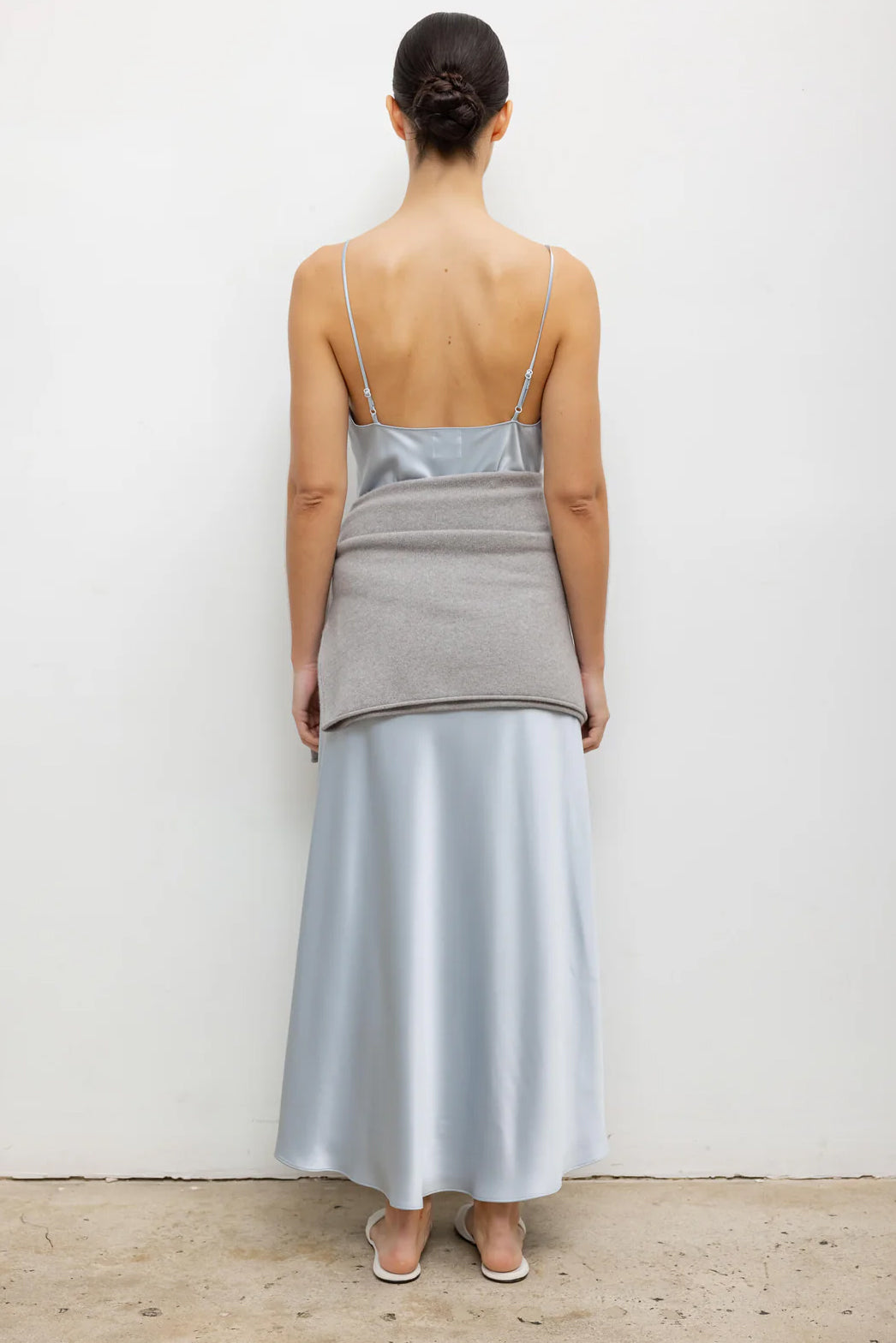Barb Slip Dress, Powder