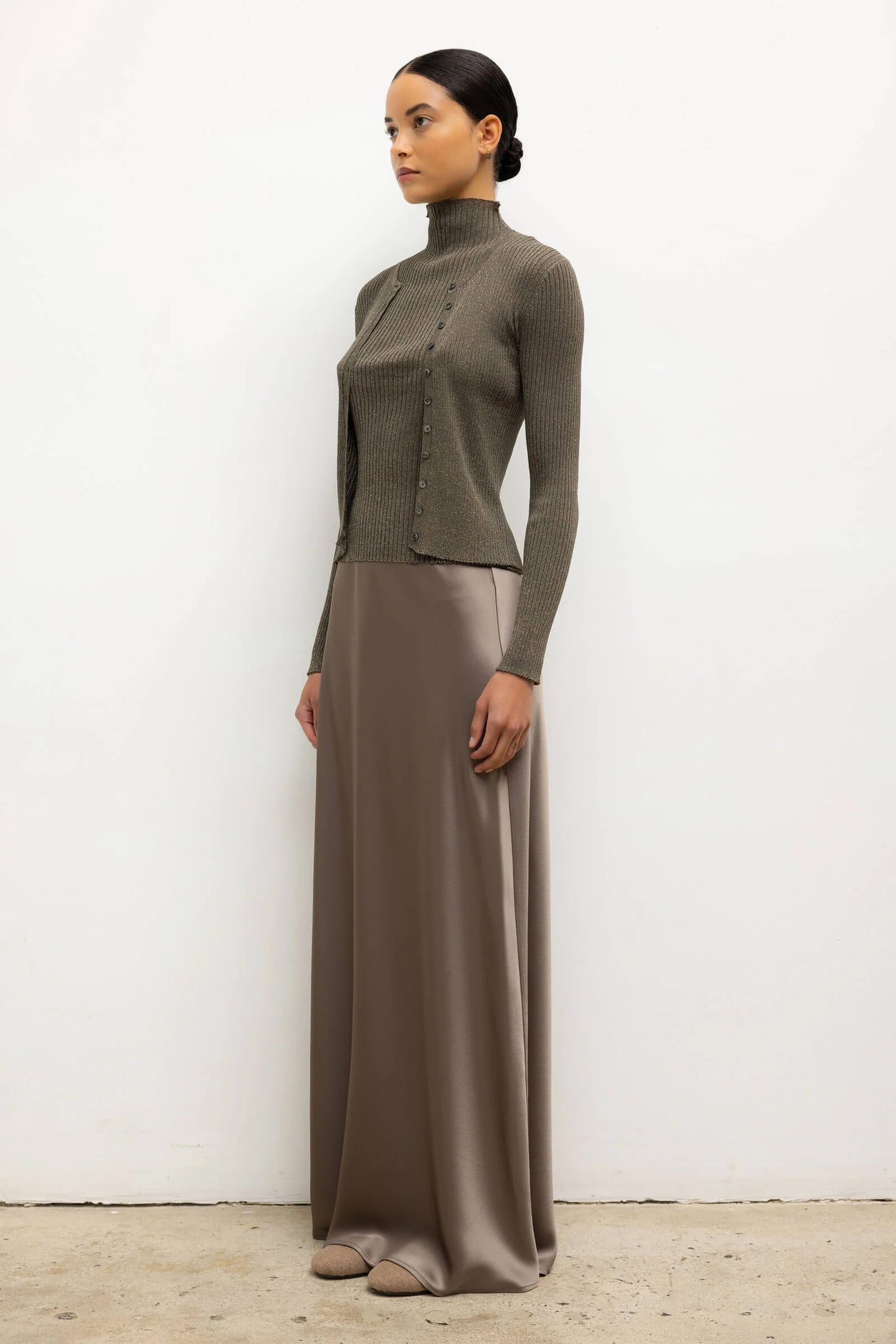 Blake Rib Crew Cardigan