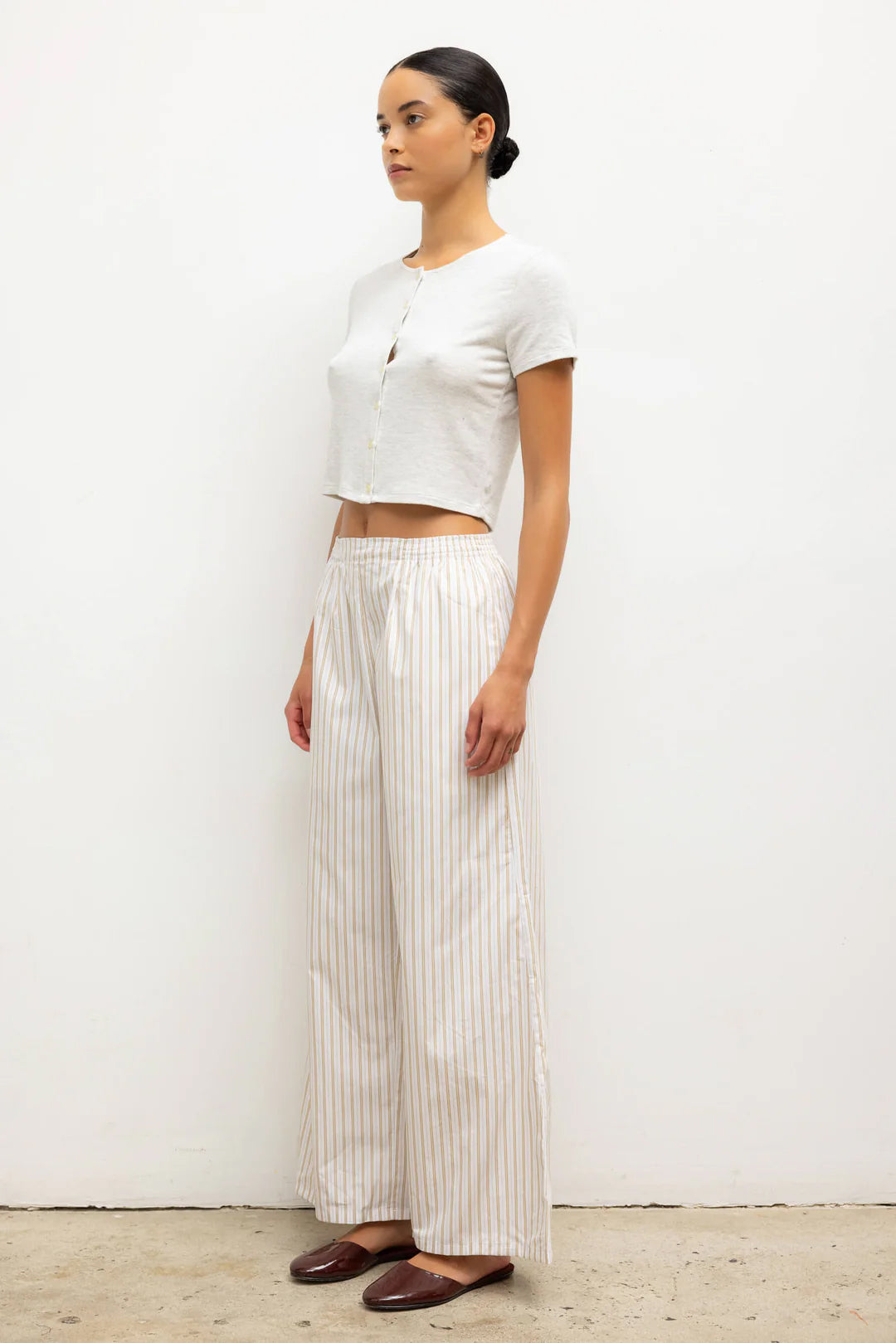 Lauren Short Sleeve Cardigan, Cloud