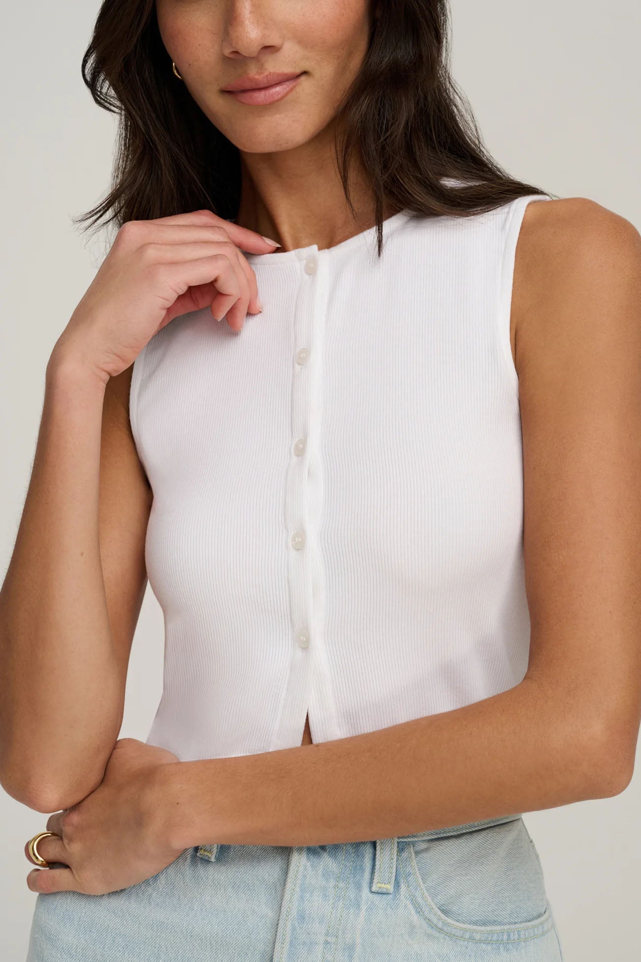 The Dalia Top, White