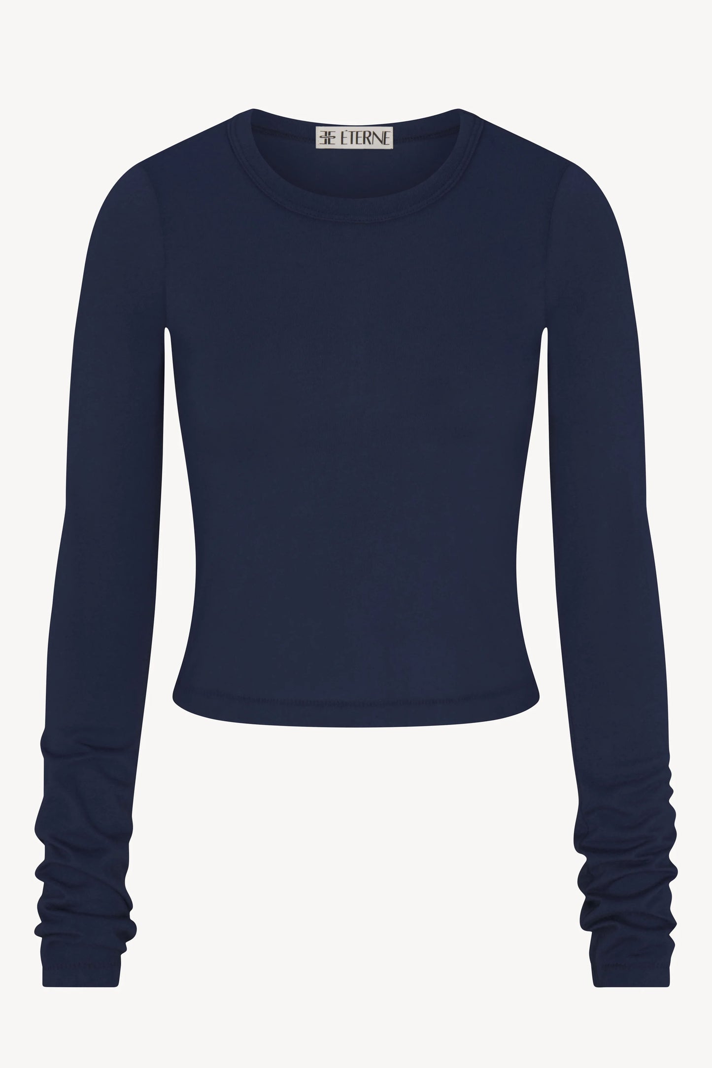 Long Sleeve Baby Tee, Navy