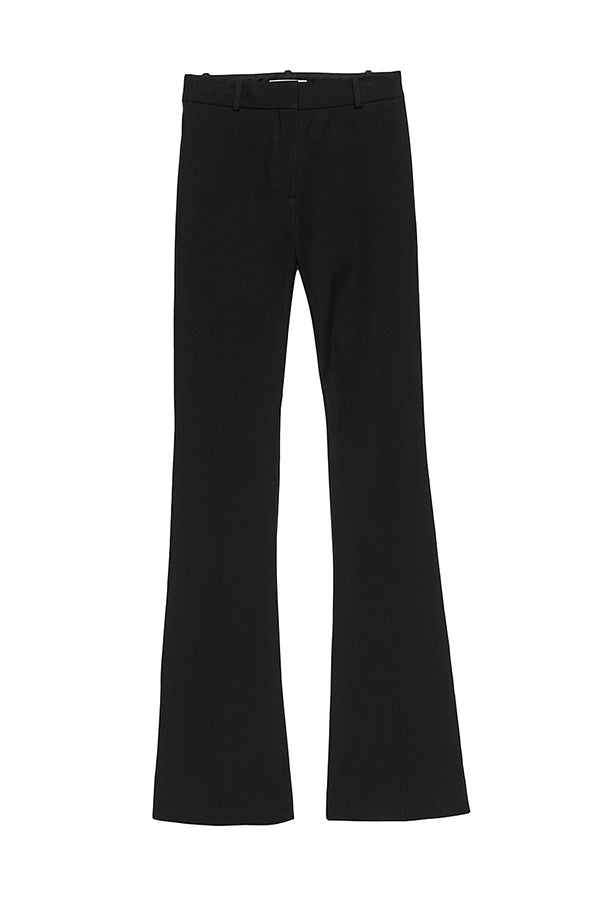 Le High Flare Split Trouser, Noir