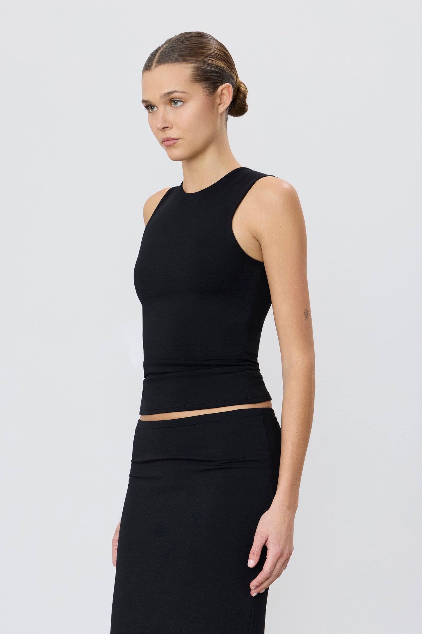Sleeveless Crewneck Top