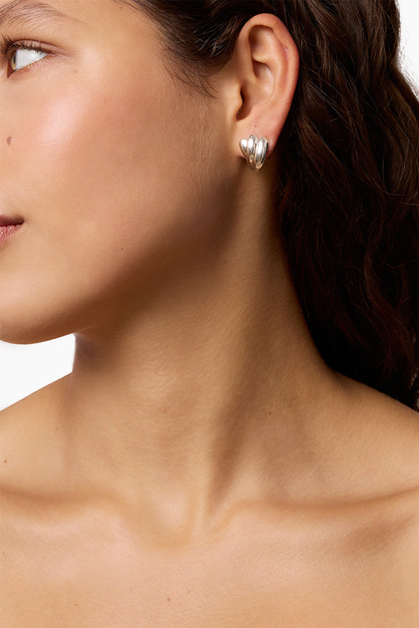 The Magda Earrings, In Gold & Silver