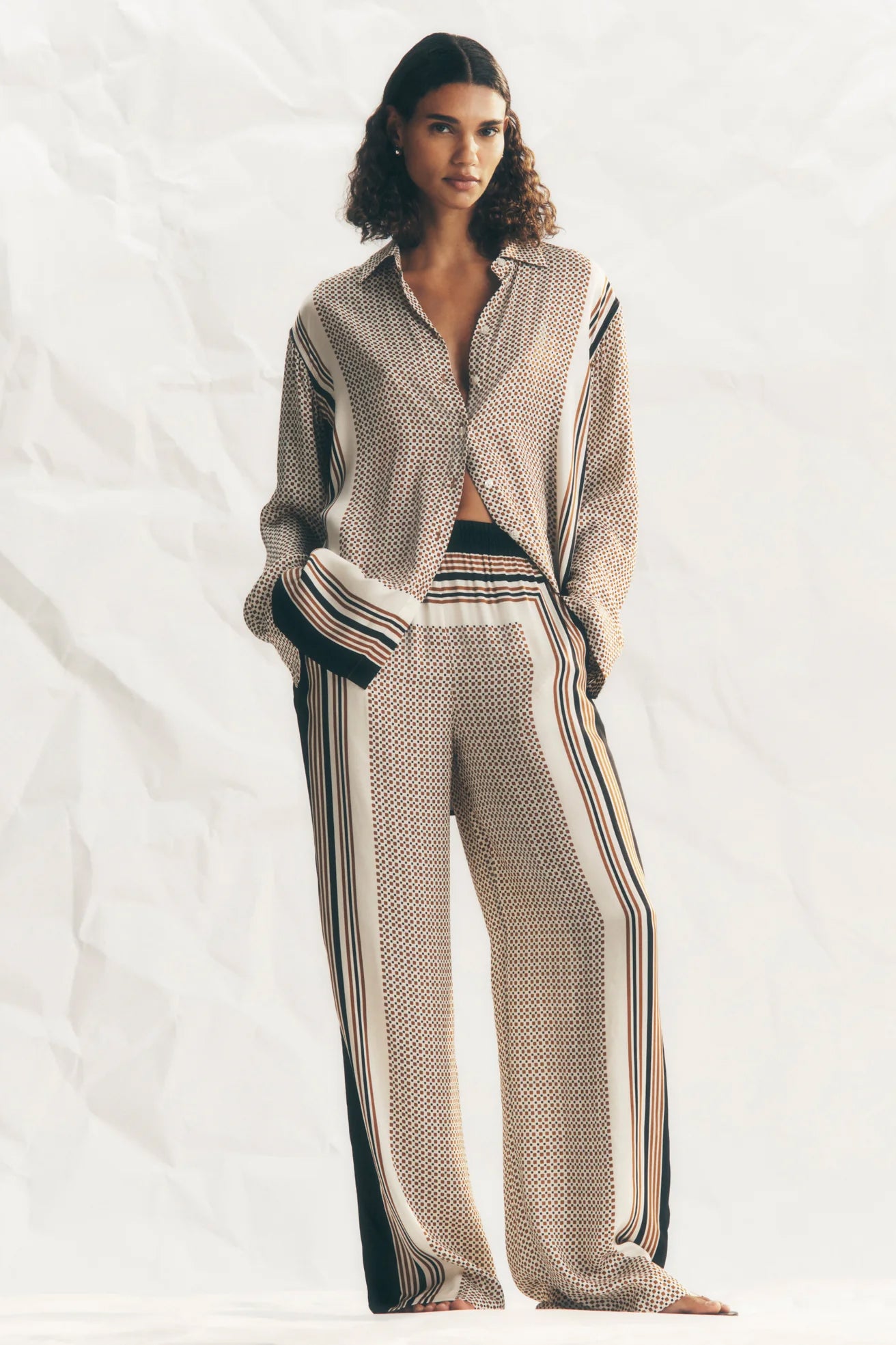 Tyler Scarf Print Pant