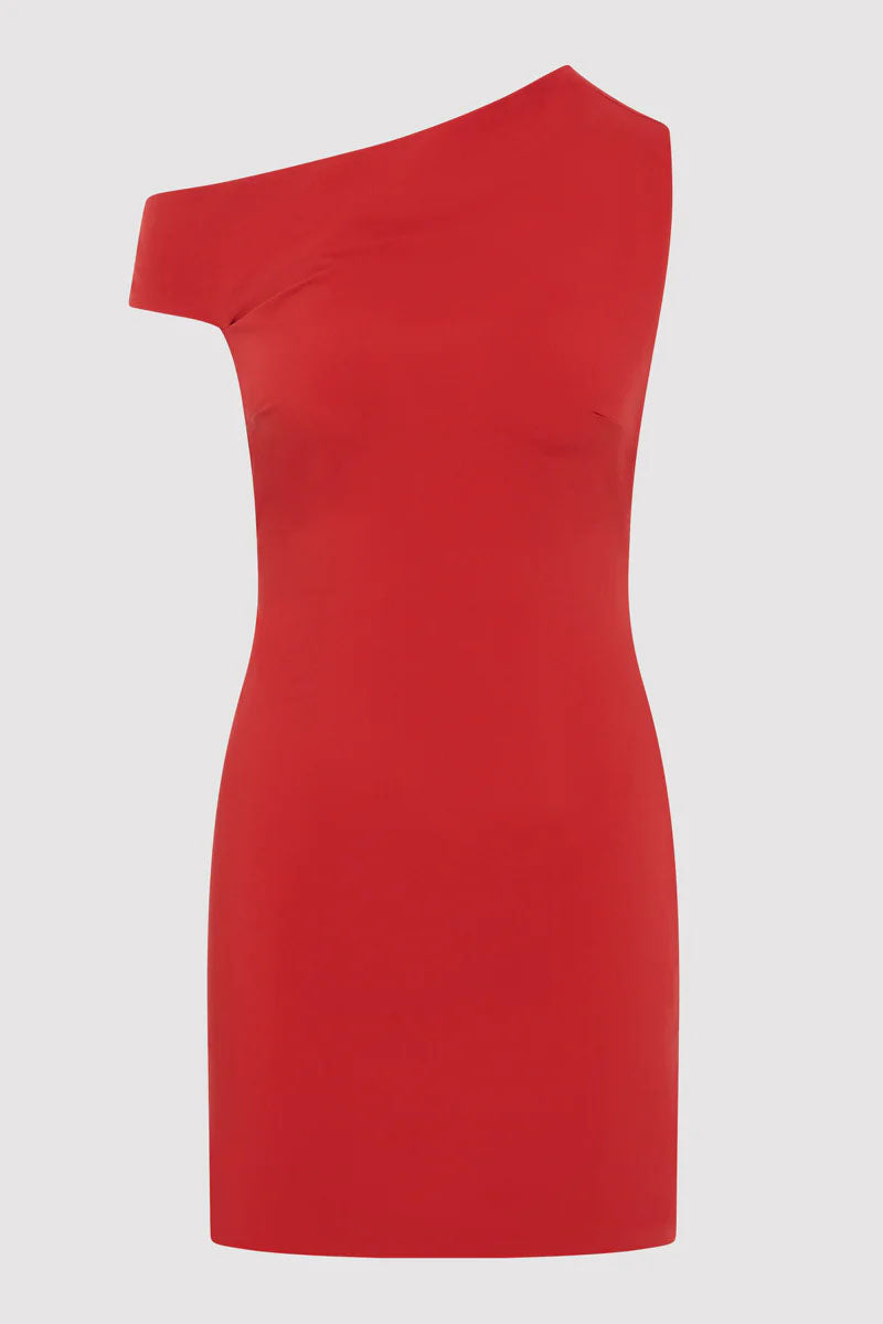 Soft Sculptural Mini Dress