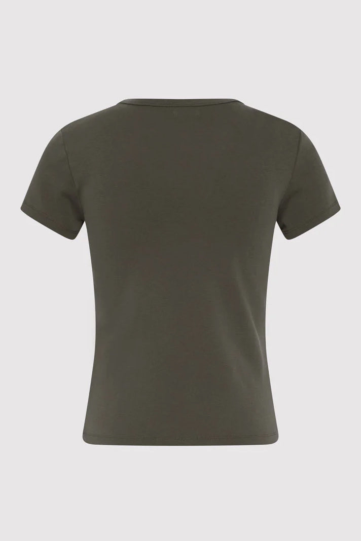 Organic Cotton Baby Tee, Khaki