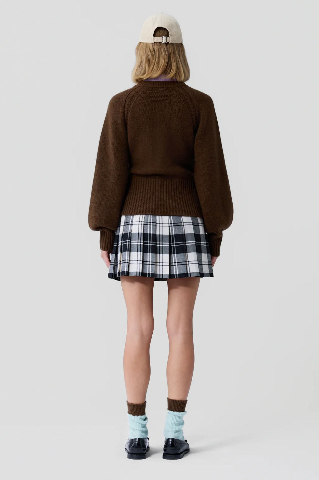 Sculpted Cardigan, Chestnut