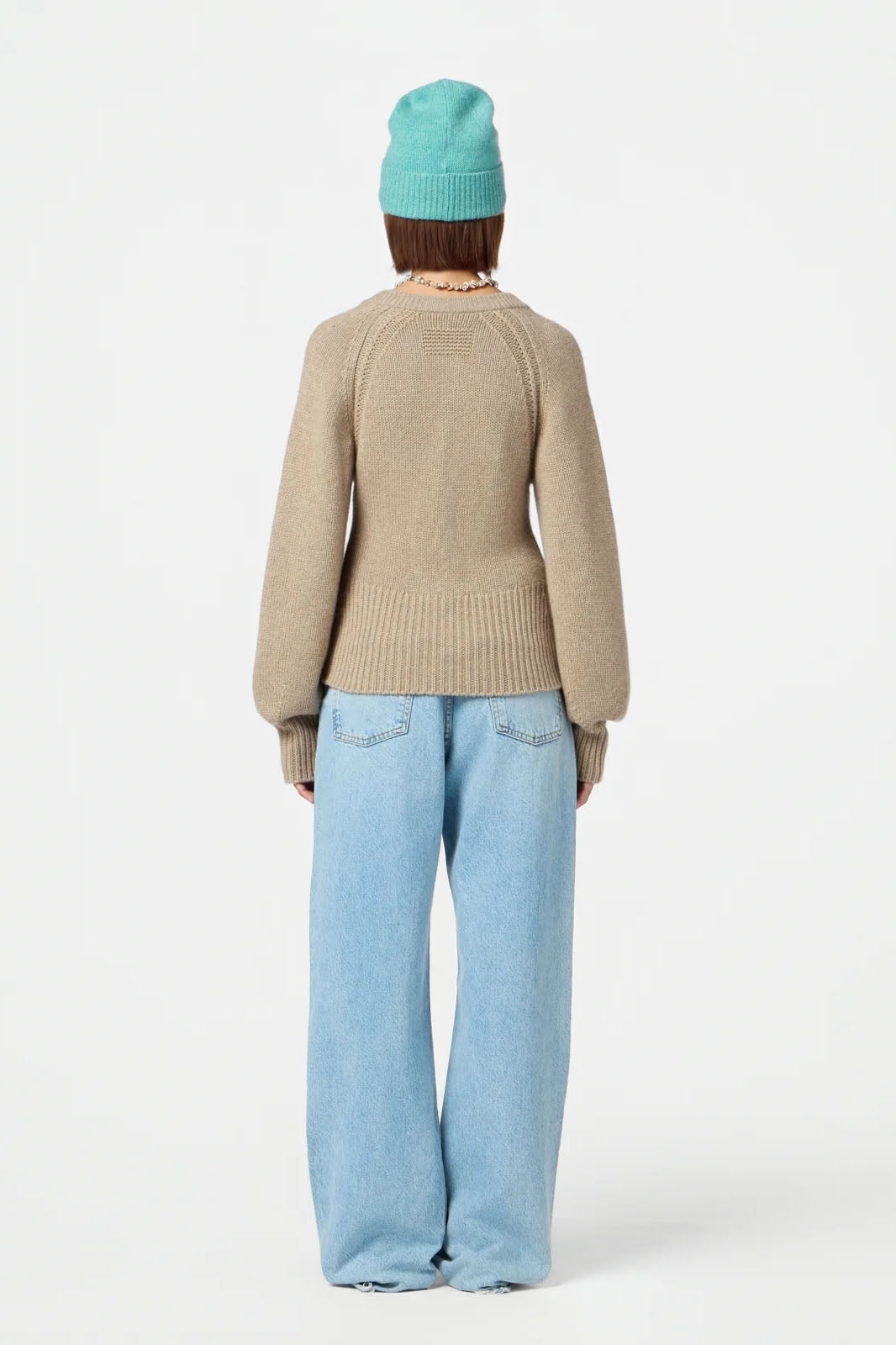 Sculpted Cardigan, Taupe