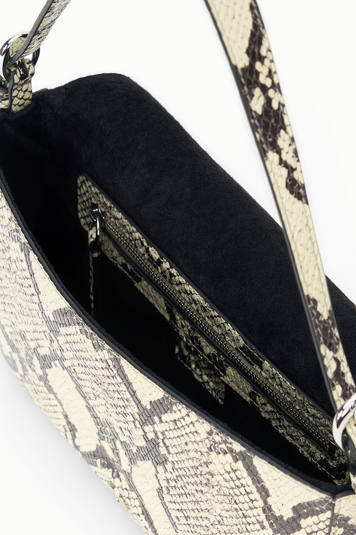 Harlow Bag, White Snake