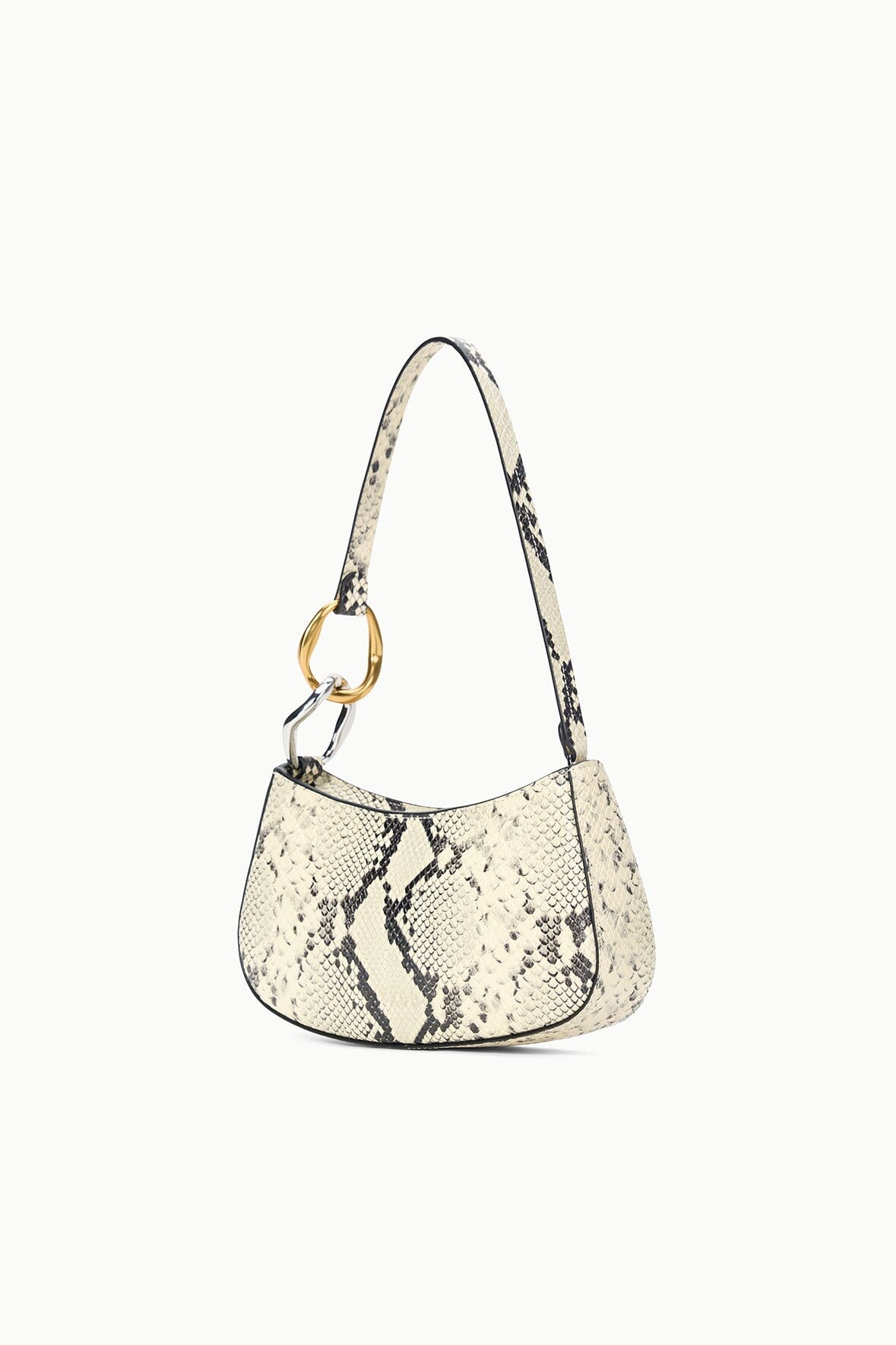 Ollie Bag, White Snake
