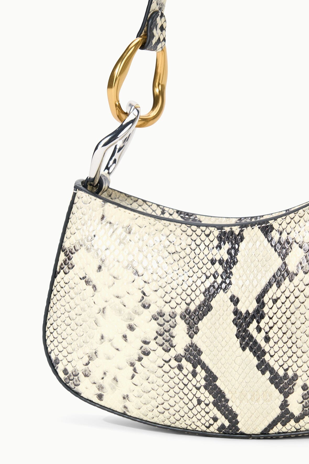 Ollie Bag, White Snake