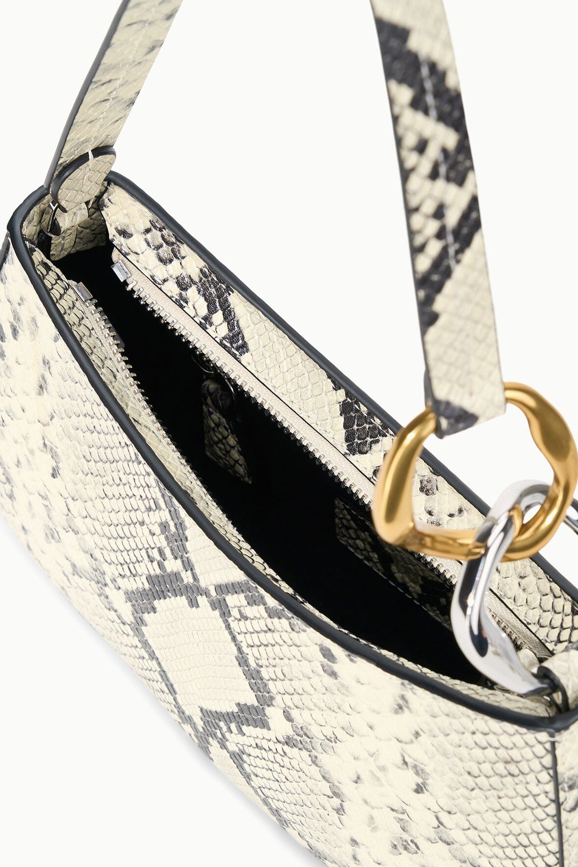 Ollie Bag, White Snake