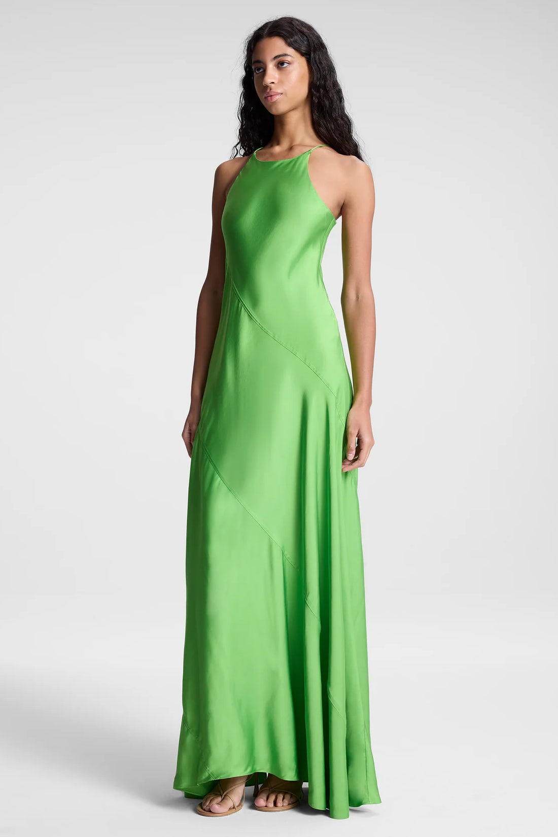 Sybil Dress in Lily Green