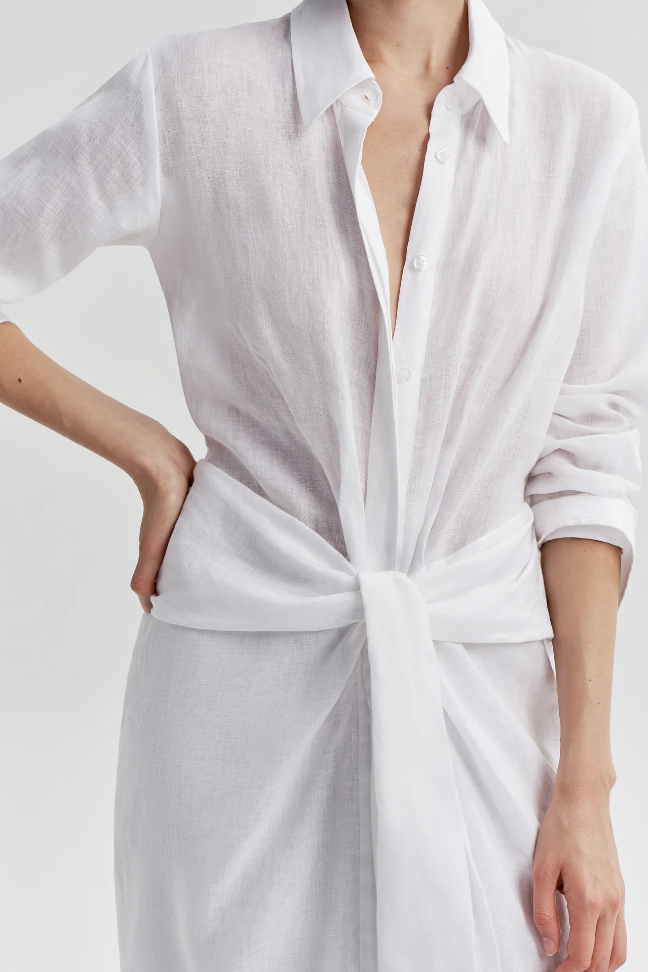 Mila Dress, White