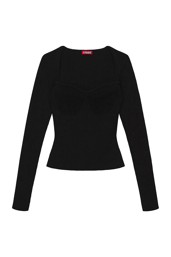 Silhouette Rib-Knit Top