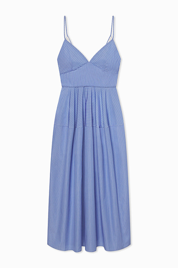 Striped Camisole Dress in Cotton
