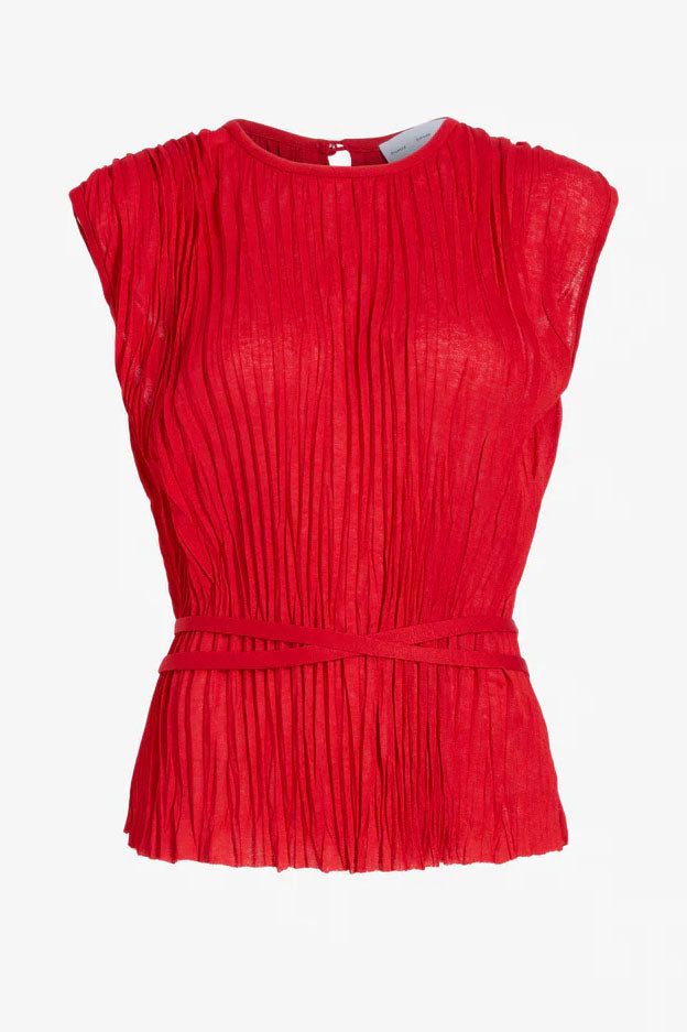Lyra Top in Pleated Jersey